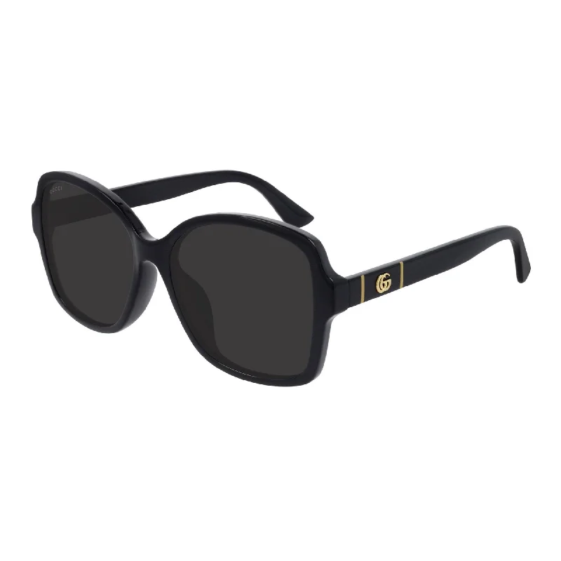 Pure leather watches-Gucci Women's Sunglasses Spring Summer 2020 Black Grey CR 39 CR 39 GG0765SA 002