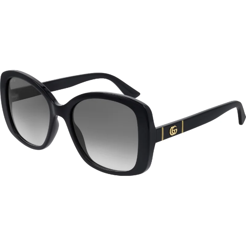 Fine analog watches-Gucci Women's Sunglasses Spring Summer 2020 Black Grey CR 39 CR 39 Gradient GG0762S 001