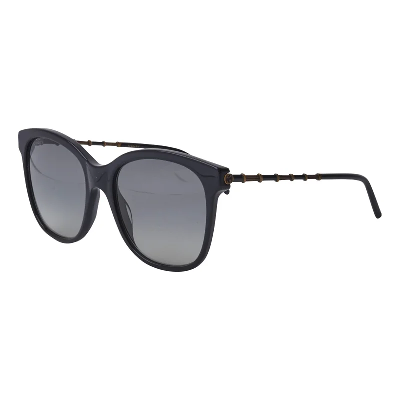 Elite strap watches-Gucci Women's Sunglasses Spring Summer 2020 Black Grey Nylon Nylon Gradient GG0654S 001