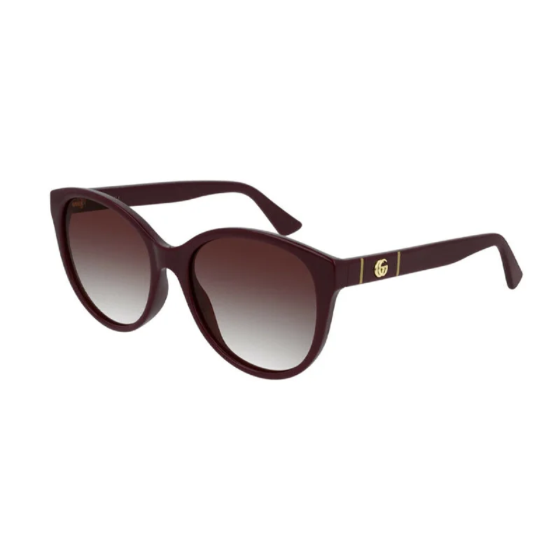 Fine slim watches-Gucci Women's Sunglasses Spring Summer 2020 Burgundy Red CR 39 CR 39 Gradient GG0631S 003