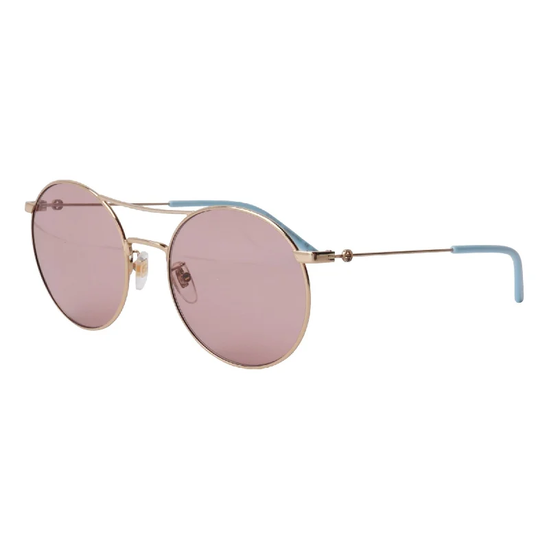 Stone dial watches-Gucci Women's Sunglasses Spring Summer 2020 Gold Pink Nylon Nylon GG0680S 004