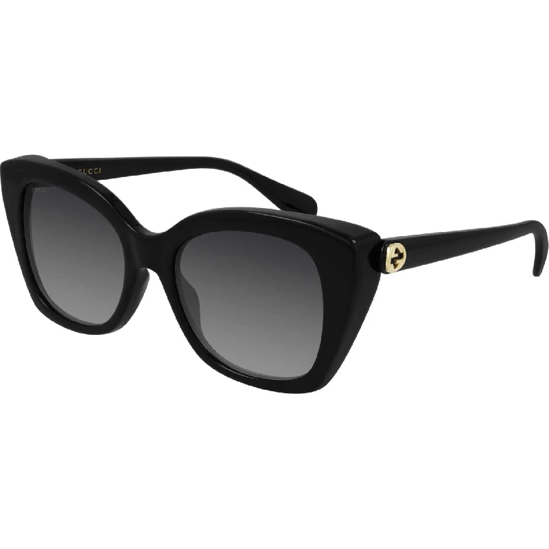 Bold strap watches-Gucci Women's Sunglasses Spring Summer 2021 Black Grey Nylon Nylon Gradient GG0921S 001