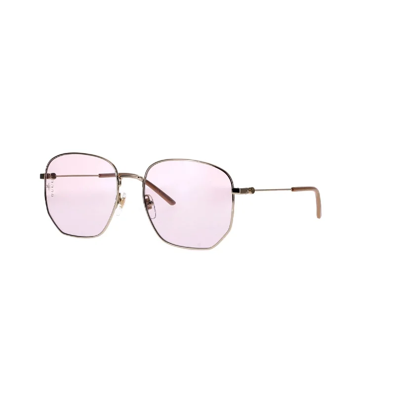 Bold leather watches-Gucci Women's Sunglasses Spring Summer 2021 Gold Pink NXT Lens NXT Lens Photocromatic GG0396S 004