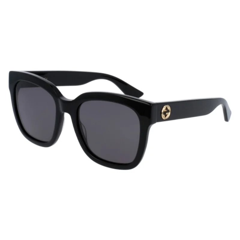 Wave band watches-Gucci Women's Sunglasses Spring Summer 2022 Black Grey Nylon Nylon GG0034SN 001