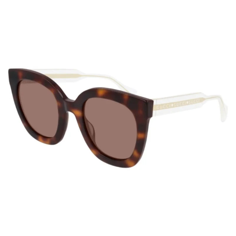 Bold sport watches-Gucci Women's Sunglasses Spring Summer 2022 Havana Brown Nylon Nylon GG0564SN 002