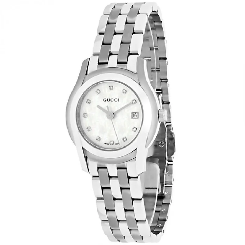 Sporty bold watches-Gucci Women's YA055501 5505 Series Stainless Steel Watch