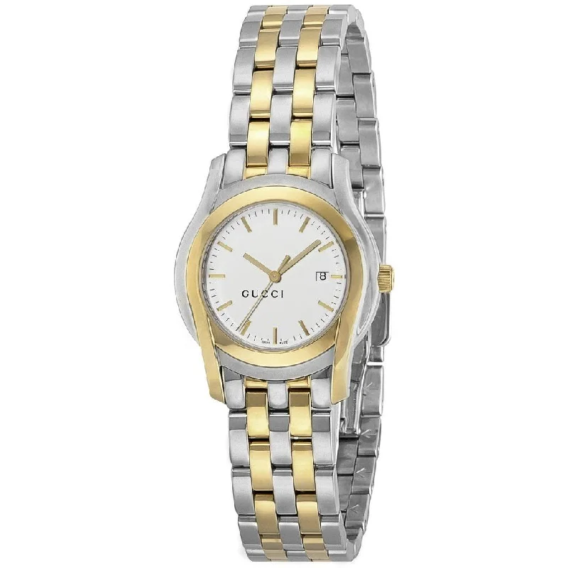 Shiny gold watches-Gucci Women's YA055520 G Class Two-Tone Stainless Steel Watch