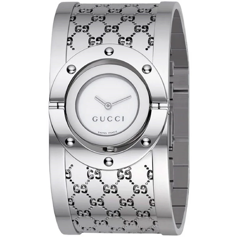 Water sport watches-Gucci Women's YA112413 Twirl Stainless Steel Watch