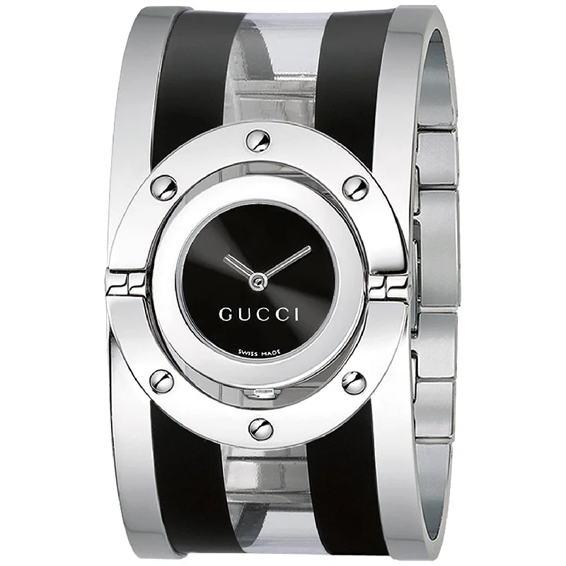 Spinel dial watches-Gucci Women's YA112414 Twirl Two-Tone Stainless Steel Watch