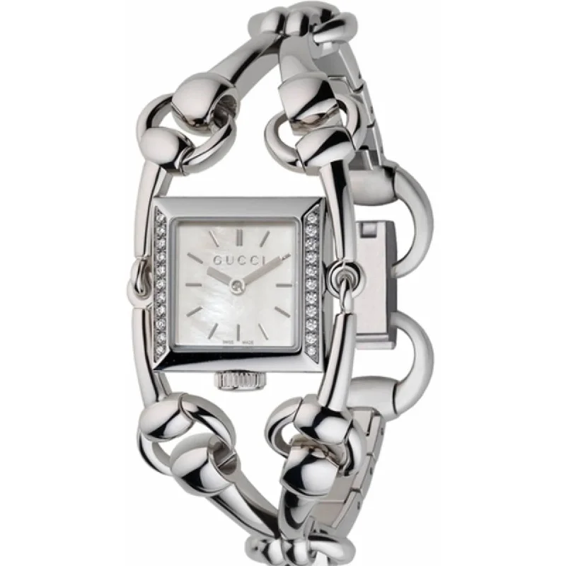 Elite sleek watches-Gucci Women's YA116505 Signoria  Stainless Steel Watch