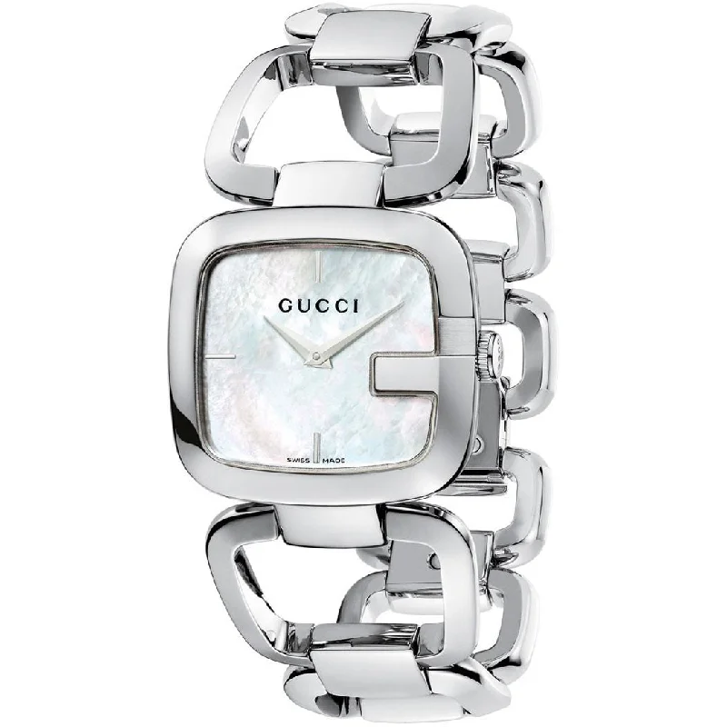 Daily bold watches-Gucci Women's YA125404 G-Class Stainless Steel Watch