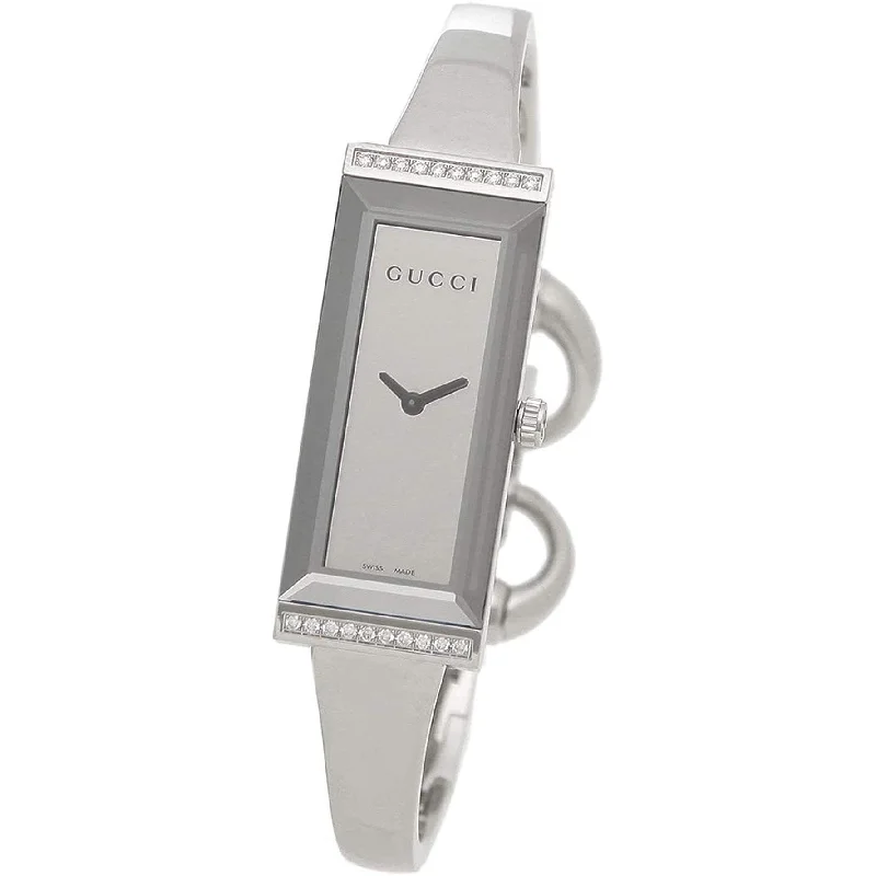 Gem trim watches-Gucci Women's YA127505 G-Frame Stainless Steel Watch