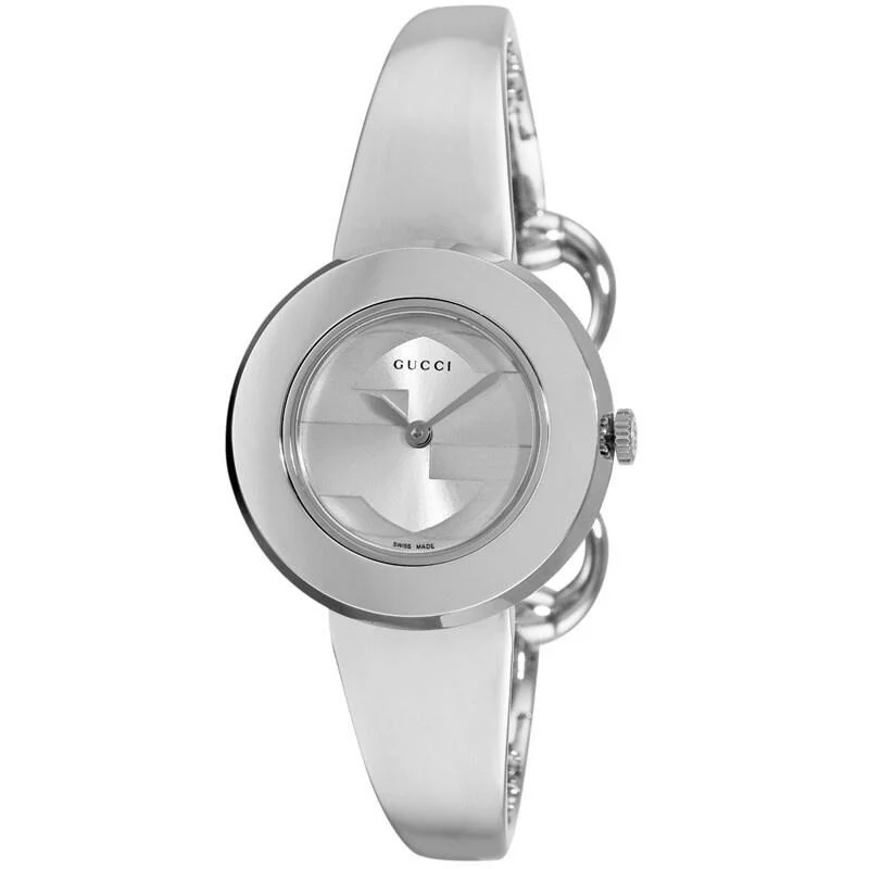 Light rim watches-Gucci Women's YA129502 G-Frame Stainless Steel Watch