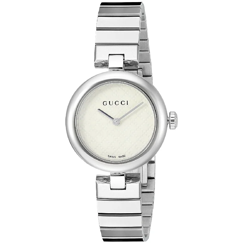 Solar band watches-Gucci Women's YA141502 Diamantissima Stainless Steel Watch