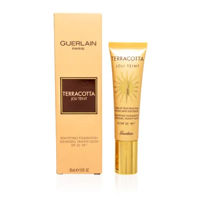 Retro wide watches-Guerlain Terracotta Joli Teint Healthy Glow Foundation Spf 20 (Moyen) 1.0 Oz