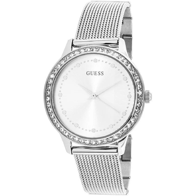 Bold leather watches-Guess Women's U0647L6 Casual Stainless Steel Watch