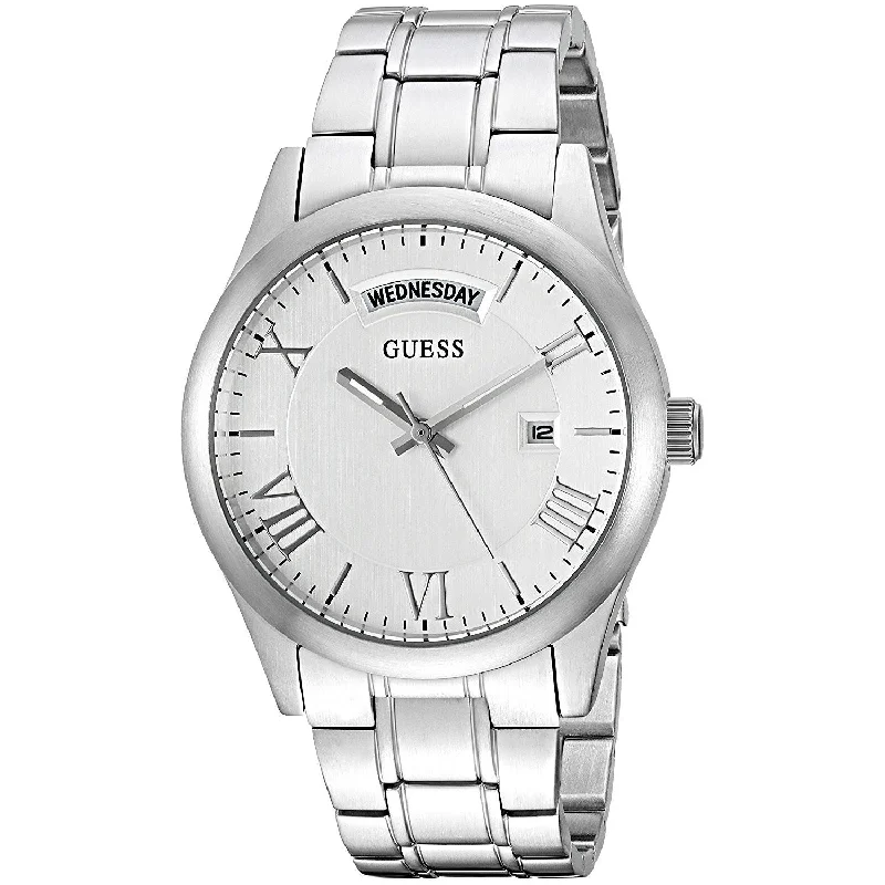 Wide face watches-Guess Women's U0994L1 Casual Stainless Steel Watch