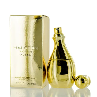 Thin band watches-Halston Amber Halston Edt Spray 1.7 Oz (50 Ml) For Women  HWAF40002