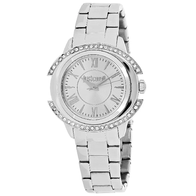 Wide sport watches-Just Cavalli Women's 7253216504 Just Decor Stainless Steel Watch