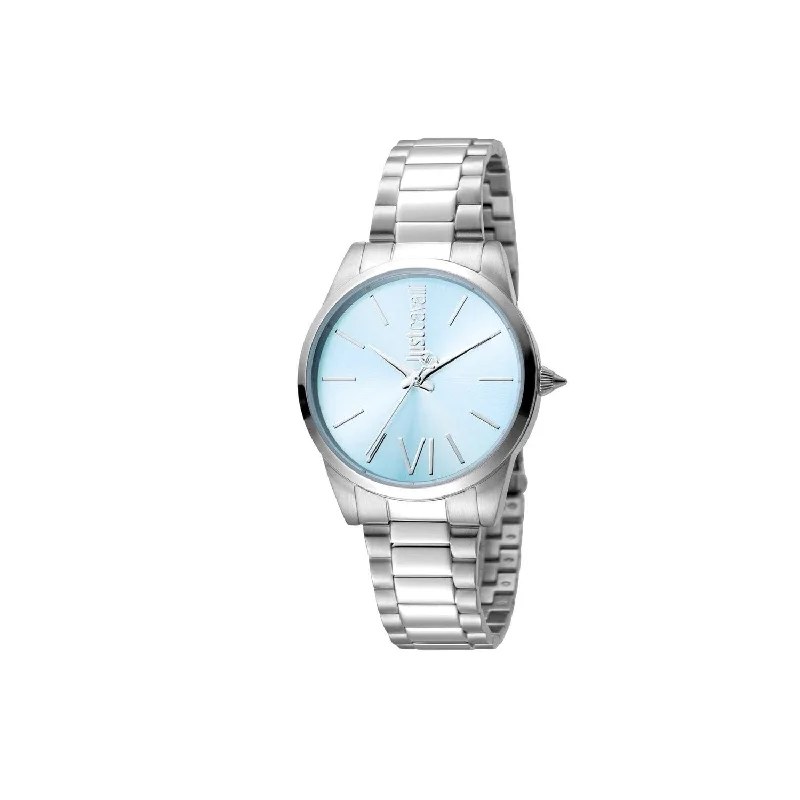 Daily pure watches-Just Cavalli Women's JC1L010M0095 Relaxed Stainless Steel Watch