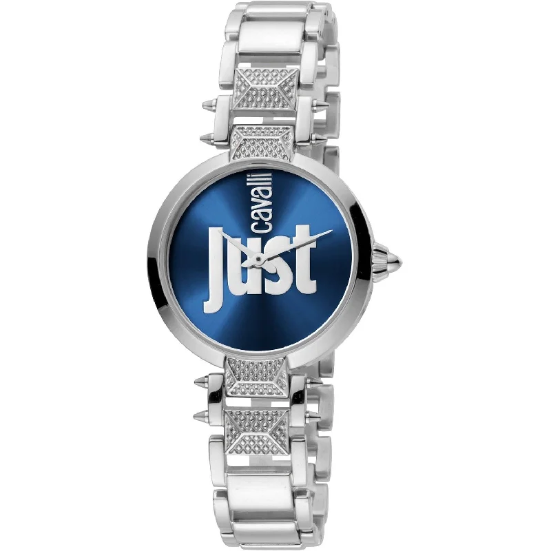 Retro wide watches-Just Cavalli Women's JC1L076M0085 Just Mio Stainless Steel Watch