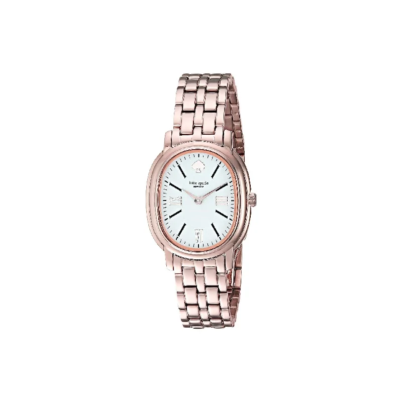 Fine leather watches-Kate Spade Women's KSW1430 Staten Rose Gold-Tone Stainless Steel Watch