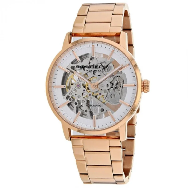 Pure quartz watches-Kenneth Cole Men's KC50112006 Classic Rose-Tone Stainless Steel Watch