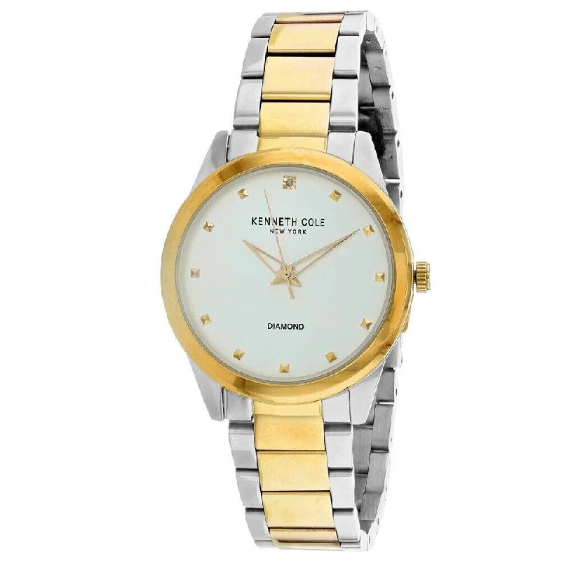 Art face watches-Kenneth Cole Men's KC50938004 Classic Two-Tone Stainless Steel Watch