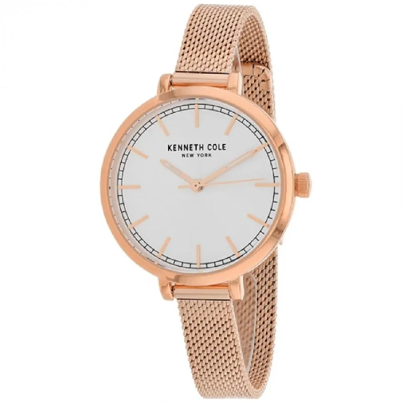 Sporty bold watches-Kenneth Cole Women's KC50263007 Classic Rose-Tone Stainless Steel Watch